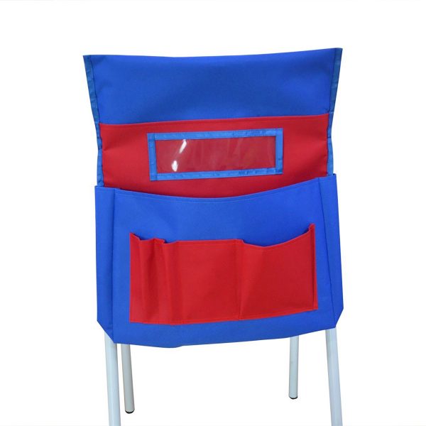 Back Pocket Chair For School Seat With Label Slot