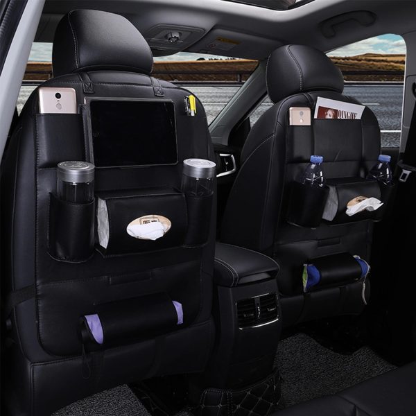 Car Backseat Storage Organizer Pu Leather