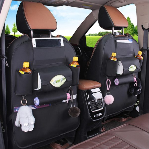 Car Backseat Storage Organizer Pu Leather