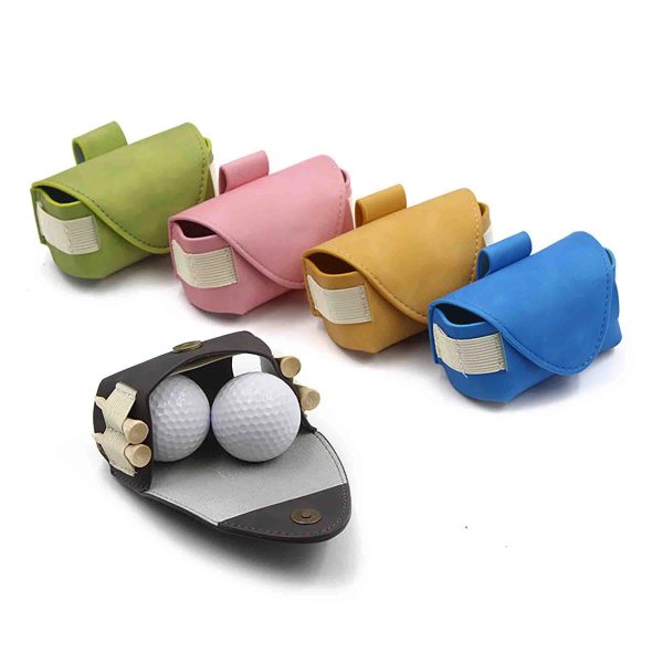Golf Ball Case In Premium Synthetic Leather Lightweight