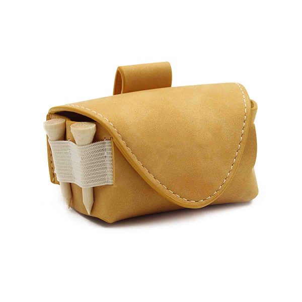 Golf Ball Case In Premium Synthetic Leather Lightweight