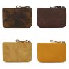 Real Cowhide Zippered Wallet