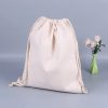 Cotton And Linen Drawstring Canvas Bag