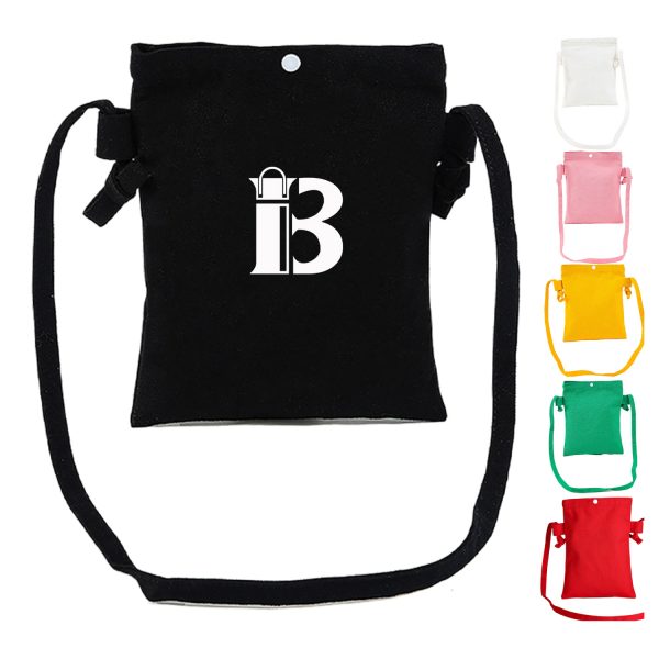 Custom Logo Mini Canvas Crossbody Shoulder Bag