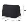 Waterproof Nylon Cosmetic Bag w/ Zipper