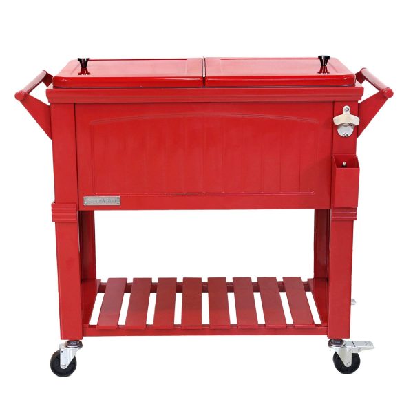 Stainless Steel Refrigerator Freezer Bar Cart