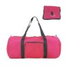 Foldable Polyester Duffle Bag w/ Carabiner