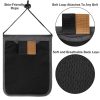 Travel Canvas Neck Wallet w/ RFID Blocking Passport Holder