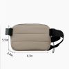 Waterproof Nylon Puffer Waist Bag for Sports Travel