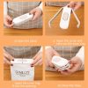 Multifunctional Double opening discharge nozzle sealing clip