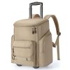 22L Wheeled Oxford Insulated Cooler Backpack w/ Handle