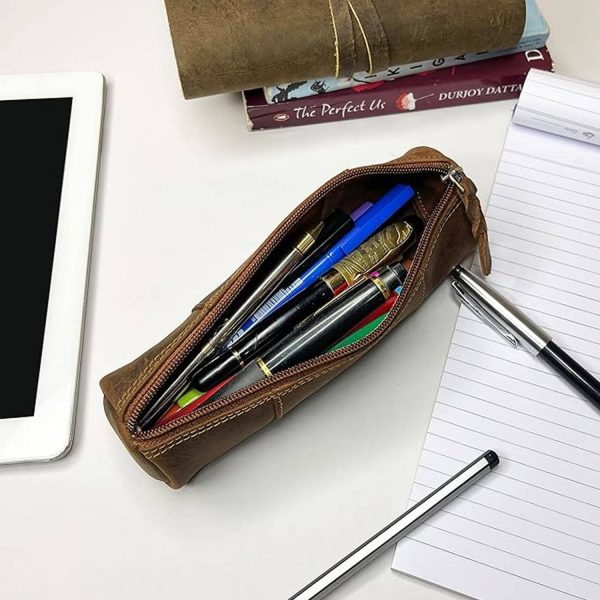 Genuine Leather Pencil Case