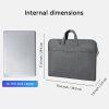 Waterproof Oxford Laptop Shoulder Bag w/ Pockets