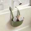 Sink hanging basket with water outlet
