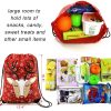 210D Christmas Drawstring Backpacks