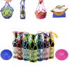 Silicone Foldable Wine Bottle Carrier & Table Coaster Mat