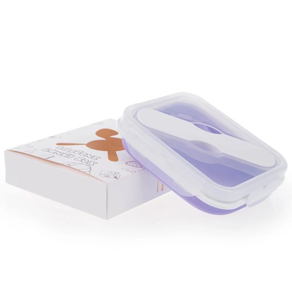 Foldable Bento Lunch Box Collapsible Food Storage Containers