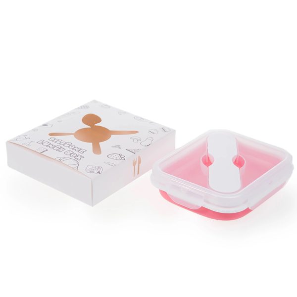Foldable Bento Lunch Box Collapsible Food Storage Containers