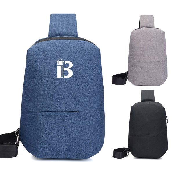 Men and women leisure simple casual chest bag backpack