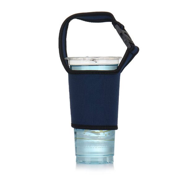 Portable drink cup holder cloth cover against scalding