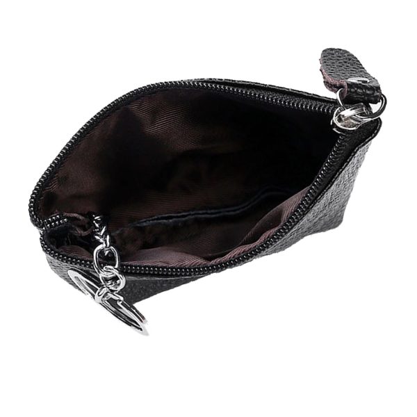 Mini Coin Wallet with Keychain Ring Holder
