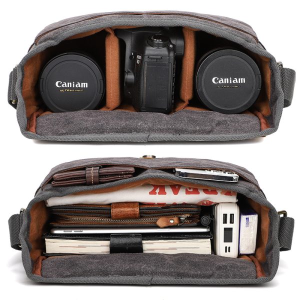 Canvas Waterproof Camera Bag