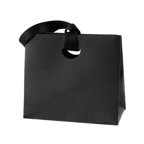 Colorful Paper Gift Tote Bags W/ Handheld Ribbon