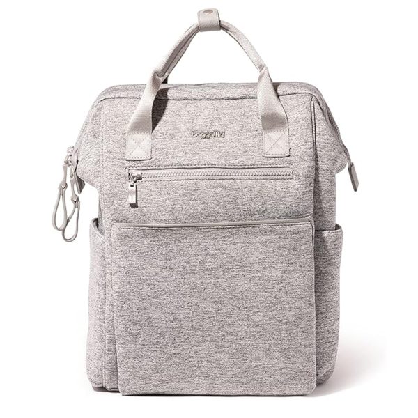 Large Capacity Polyester RFID Laptop Backpack w/ Handle