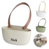 Sink hanging basket with water outlet