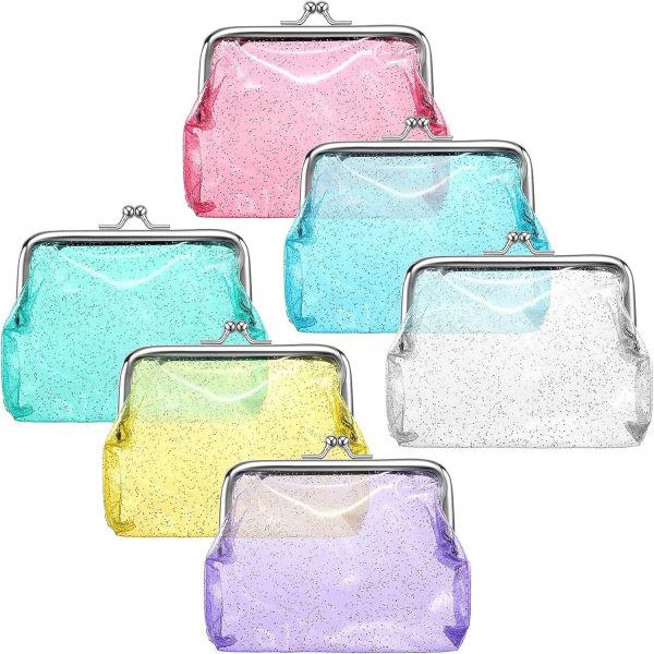 PVC Sequin Transparent Coin Wallet