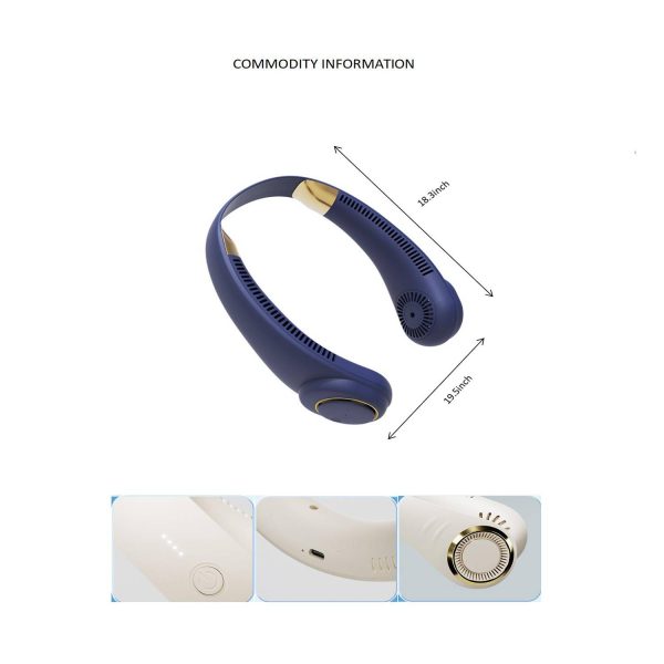 Bladeless Halterneck Outdoor Charging Small Fan