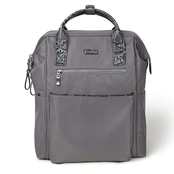 Large Capacity Polyester RFID Laptop Backpack w/ Handle