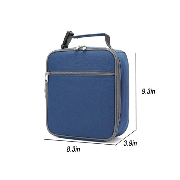1.5L Oxford Insulated Cooler Lunch Bag w/ Handle for Kids