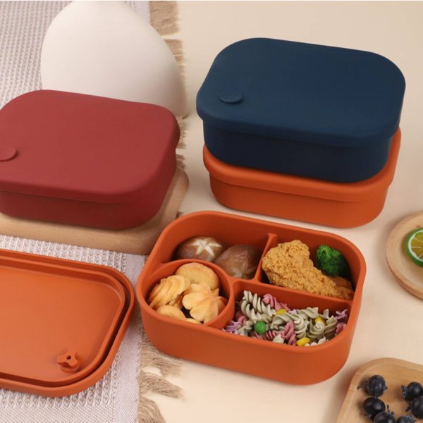 Silicone microwave lunch box
