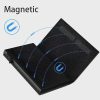 Carbon Fiber RFID Blocking Trifold Wallet w/ Tracker Slot