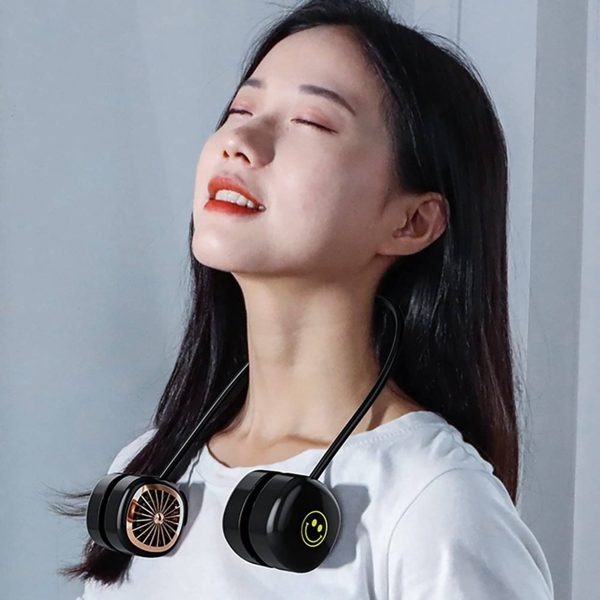 Rechargeable Folding Cooling Neck Electric Mini Fan