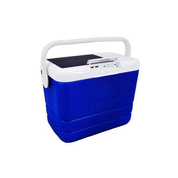 Solar And Speaker Cooler Box