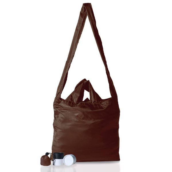 Foldaway Nylon Tote Bag for Shopping Travel