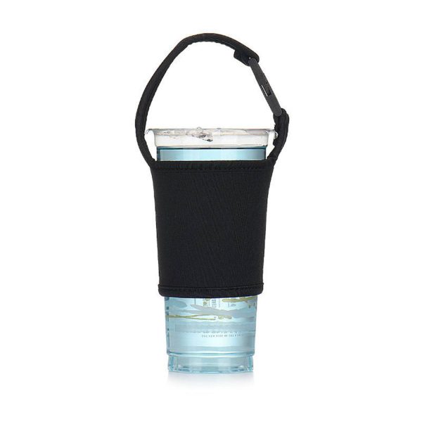 Portable drink cup holder cloth cover against scalding