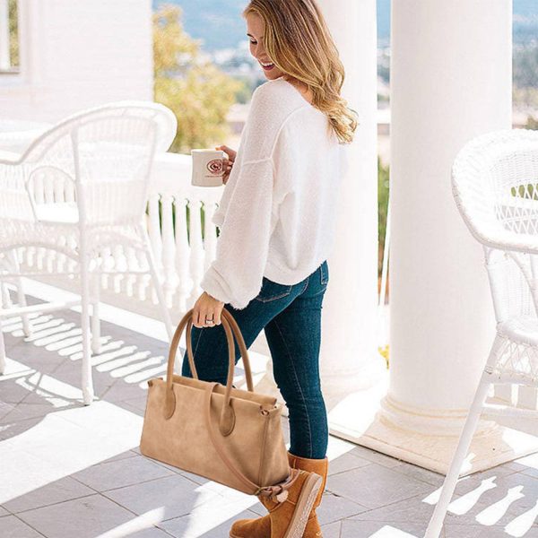 Large capacity Suede Handbag Crossbody Bag