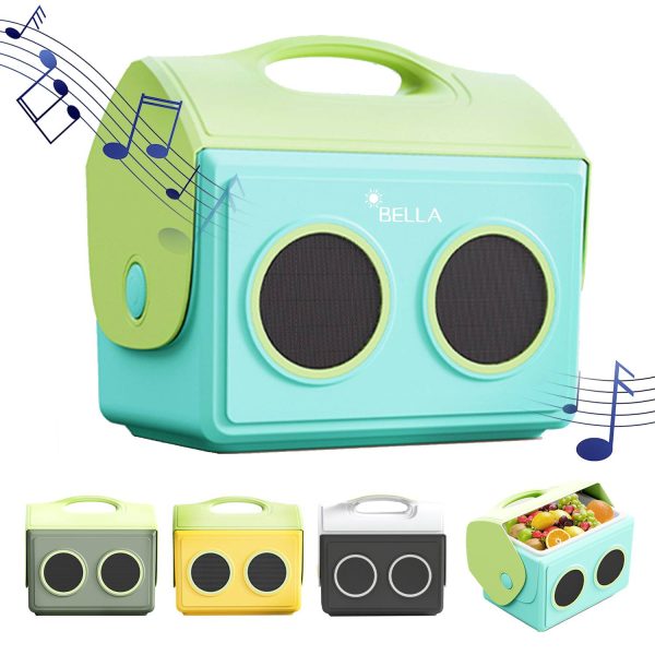 Portable wireless Bluetooth speaker cooler