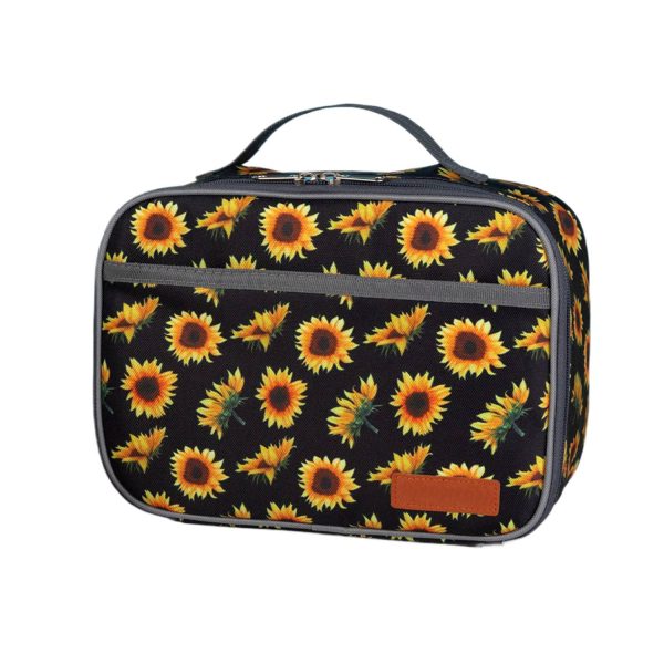 Kids Compact Portable Oxford Insulated Lunch Bag w/ Handle