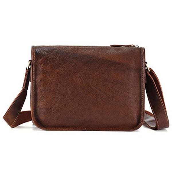 Premium Leather Messenger Tote Bag for Men