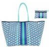 Women's Neoprene Tote Bag w/ Pocket for Beach Travel