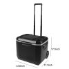 50L Rolling Cooler Box –Insulated Portable Chest for Camping