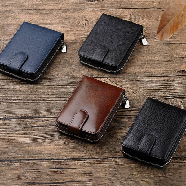 PU Leather Zipper Coin Purse