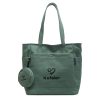 Spacious Canvas Commuter Bag w/ Coin Purse