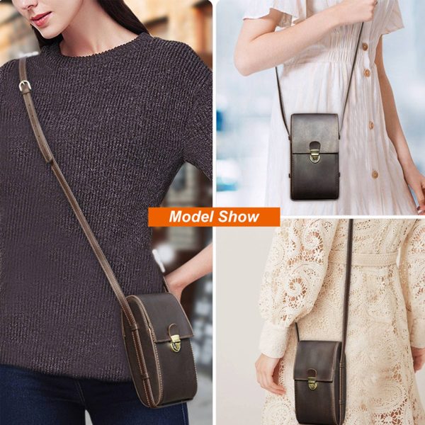 Faux Leather Trendy Waterproof upscale Cross-body Bags Women