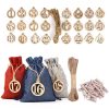 Christmas Advent Calendar Decorations 24 Days Gift Bag