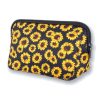 Waterproof Nylon Cosmetic Bag w/ Zipper